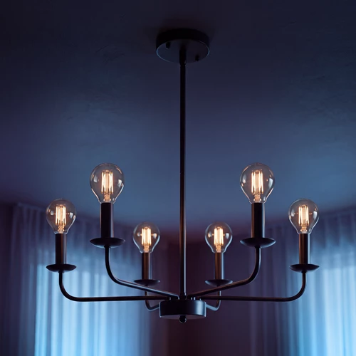 Lucide P45 - Filament lamp - Ø 4,5 cm - LED Dimb. - E14 - 1x4W 2700K - Transparant - sfeer 2